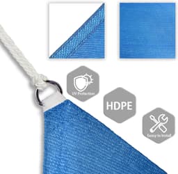 Shade Sail - thumbnail 1 - 100% virgin HDPE Patio, pool, garden shade