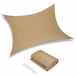 Shade Sail - thumbnail 3 - 100% virgin HDPE Patio, pool, garden shade